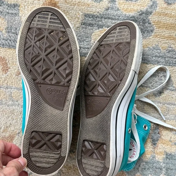 Converse high top sneakers, turquoise - Picture 9 of 10